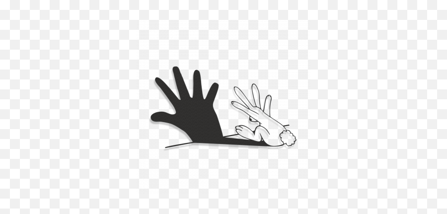 Bunny Shadow Stickers Car Moto Bike 3d Stickers - Hand Shadow Puppets Emoji,Shocker Emoji