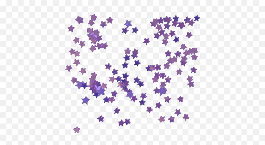 Blue And Purple Stars Purple Aesthetic Tumblr Stars - Overlay Purple Aesthetic Transparent Emoji,Purple Flower Emoji