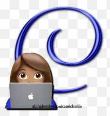 Blue Girl Emoticon Emoji Alphabet Png - Incase Snap Case Iphone 4
