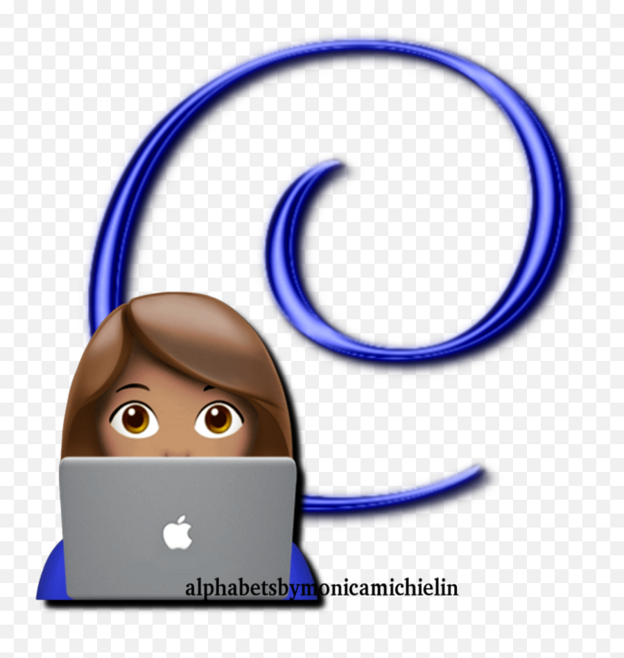 Blue Girl Emoticon Emoji Alphabet Png - Incase Snap Case Iphone 4,Emojic