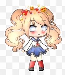 Schooluniform Cute Girl Tsundere - Cute Gacha Life Characters Emoji,Tsundere Emoji