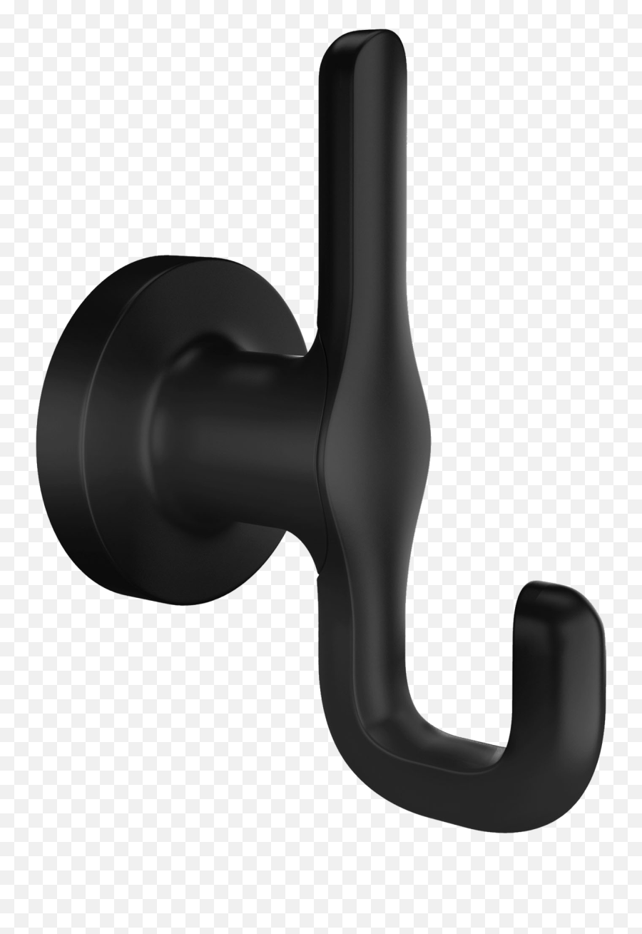 Robe Hook In Matte Black - Pipe Emoji,Emoji Robe