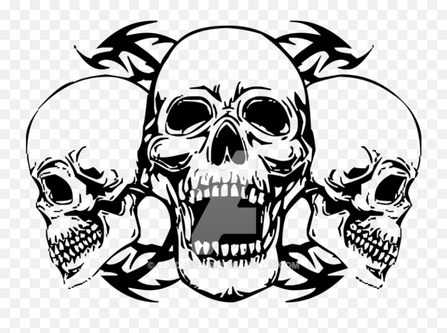 Skulls Png - Vector Skull Head Png Emoji,Sugar Skull Emoji