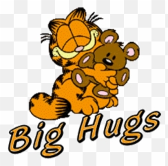 Emoticon Hugging Bear Clipart - Garfield Hugs Emoji,Cuddle Emoticons
