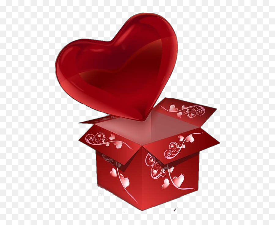 Heart Hearts Red Gift Present Emoji,Gift Heart Emoji