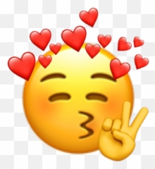Emoji Custom Customemoji Loved Blissful - Smiley