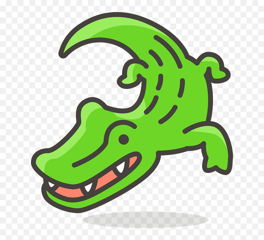 Crocodile Emoji Clipart - Alligators,Lizard Emoji
