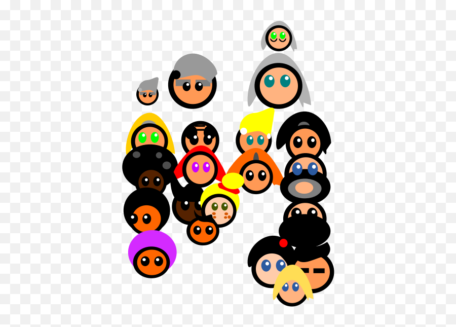 Colorful Drawing Of A Multicultural Family Tree - Multicultural Family Tree Emoji,Flower Girl Emoticon