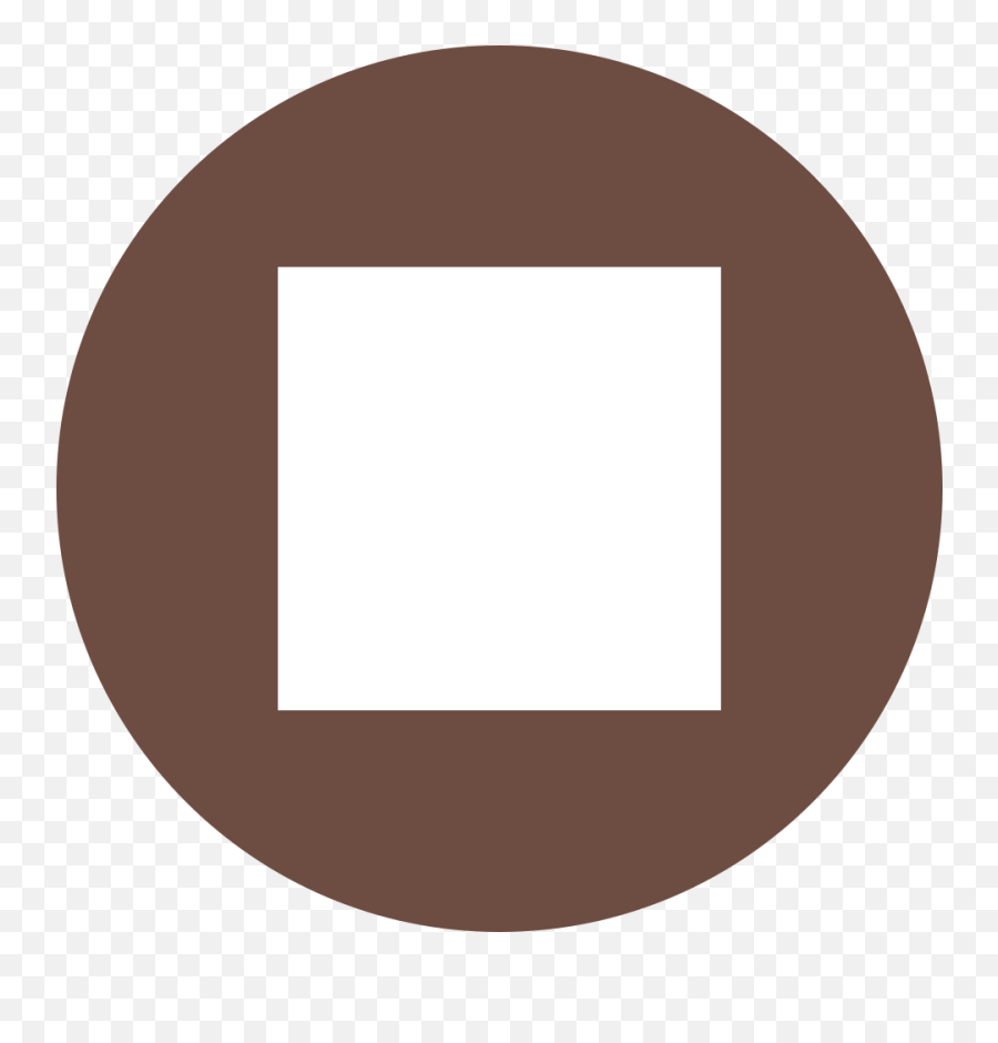 Eo Circle Brown White Square - Gwanghwamun Gate Emoji,Brown Square Emoji