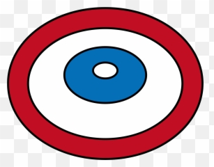 Curling Target Clipart - Dot Emoji