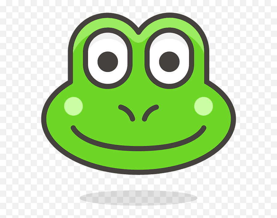 Frog Emoji Clipart - Frog Face Emoji Png,Frog Emoji Png