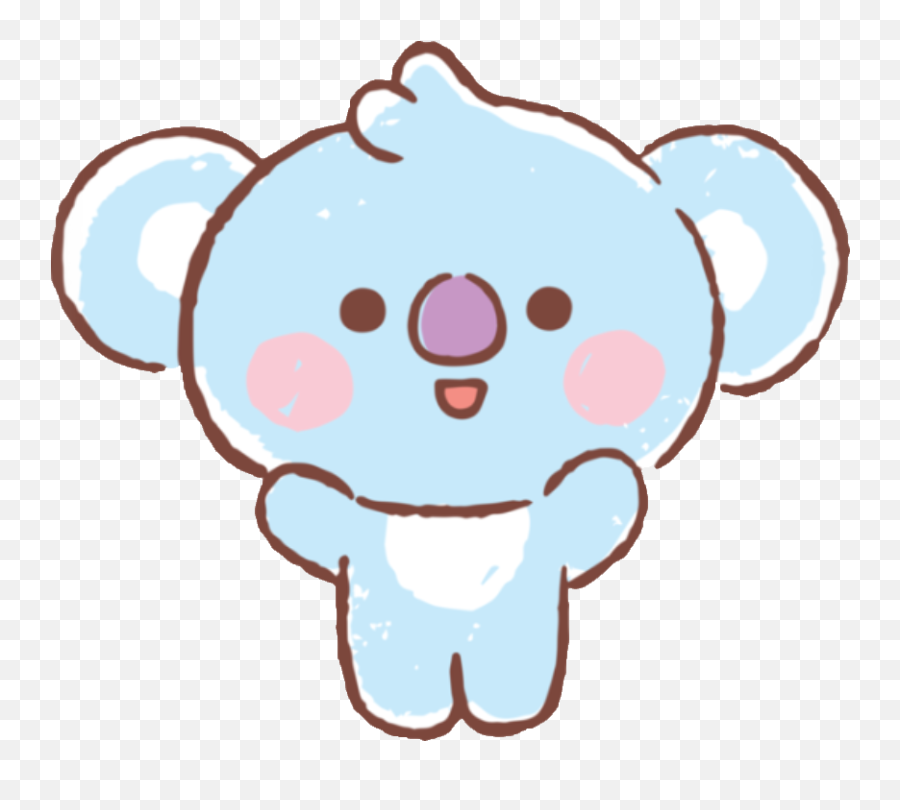 Bt21 Koya Rm Baby Kpop Bts Cute Handpainted - Gambar Bt21 Koya Bayi Emoji,Bt21 Emoji