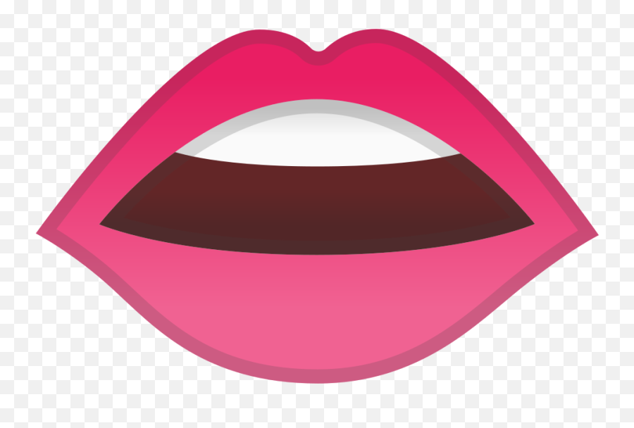 Mouth Icon - Red Lips Emoji Meaning,Emoji Without Mouth