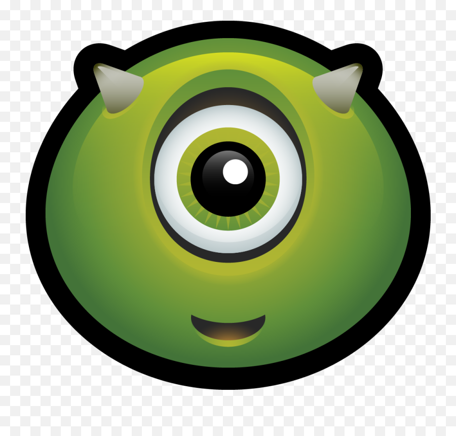 Martian Spooky Monster Mike Horn - Angry Birds Pig Face Emoji,Alien Emoticon