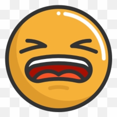 Feelings Smileys Crying Angry Icon - Cute Face Emoji Transparent