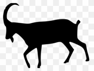 Goat Clipart Shadow - Ram Silhouette Clipart Emoji,Goat Emoji Png