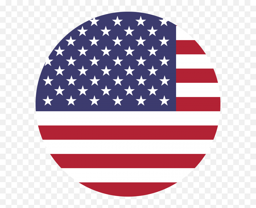 The United States Flag Round Png - Usa Flag Icon Png Emoji,American Flag Emoji Png