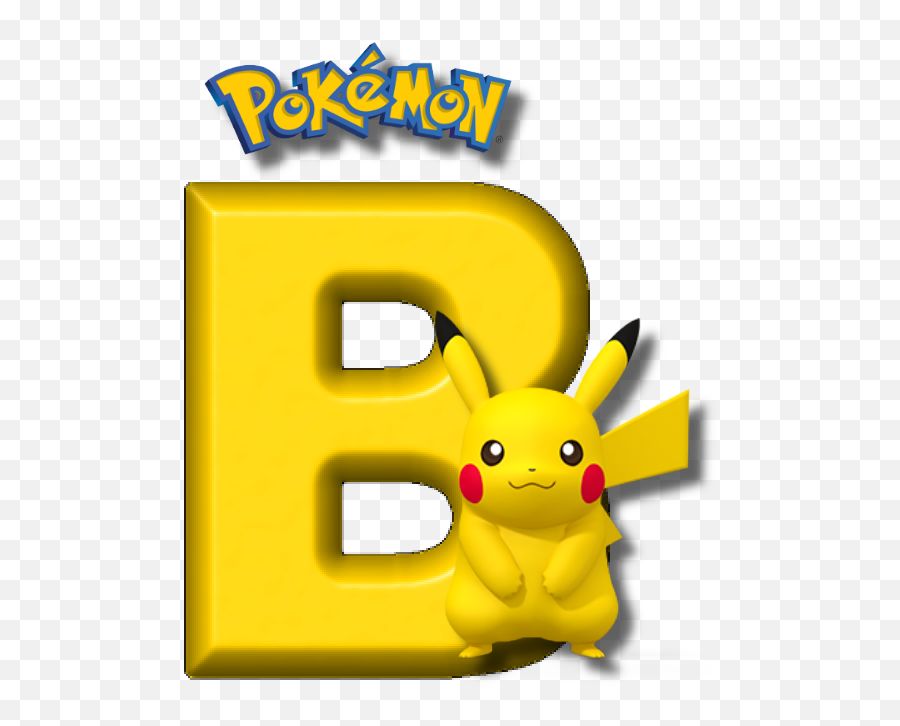 Abecedario De Pikachu De Pokémon - Letter A With Pikachu Emoji,Bizcocho De Emoji