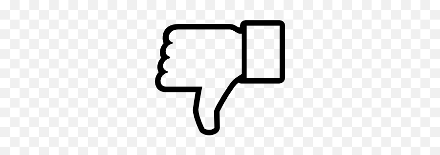 Dislike Thumb Free Vector Icons - Facebook Emoji,Thumbs Down Emoji Facebook