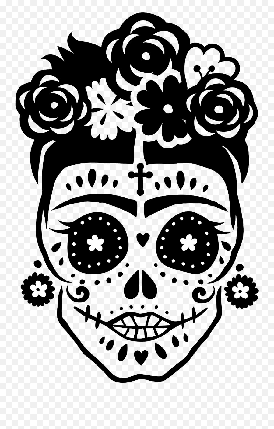 Sugarskull Sugarskulls Skull Skulls - Day Of The Dead Skulls Stencils Emoji,Dead Skull Emoji