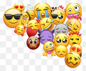 Freetoedit Cool Sad Demon Silly Lobe - Cartoon Emoji