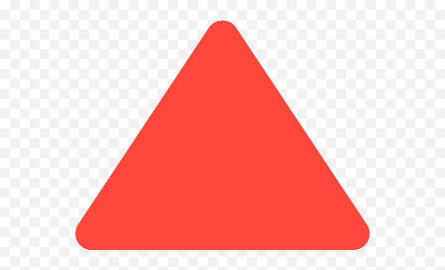 Fxemoji U1f53a - Triangulo Emoji,Volcano Emoji