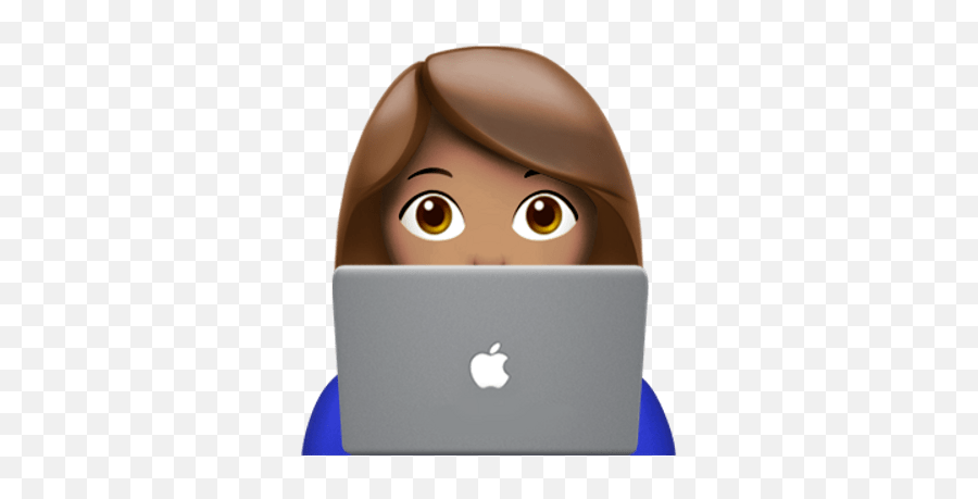 100 Emoji Transparent Png - Woman On Computer Emoji,100 Emoji