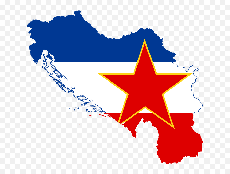 Flag - Yugoslavia Map With Flag Emoji,Vietnam Flag Emoji