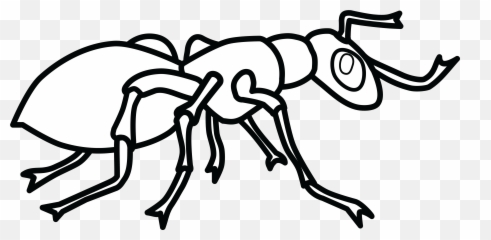 Ant Clipart Png Black And White - Ant Clipart Black And White Emoji,Ant Emoji