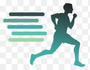 Picture - Colorful Running Man Clipart Emoji