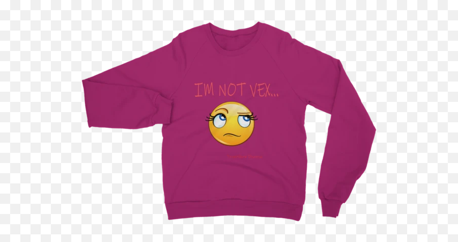 Im Not Vex Classic Adult Sweatshirt - Sweater Emoji,Grenada Flag Emoji