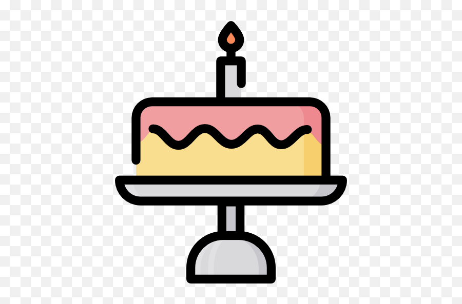 Birthday Cake Free Vector Icons Designed By Freepik In 2020 - Vector Birthday Icon Png Emoji,Bday Cake Emoji