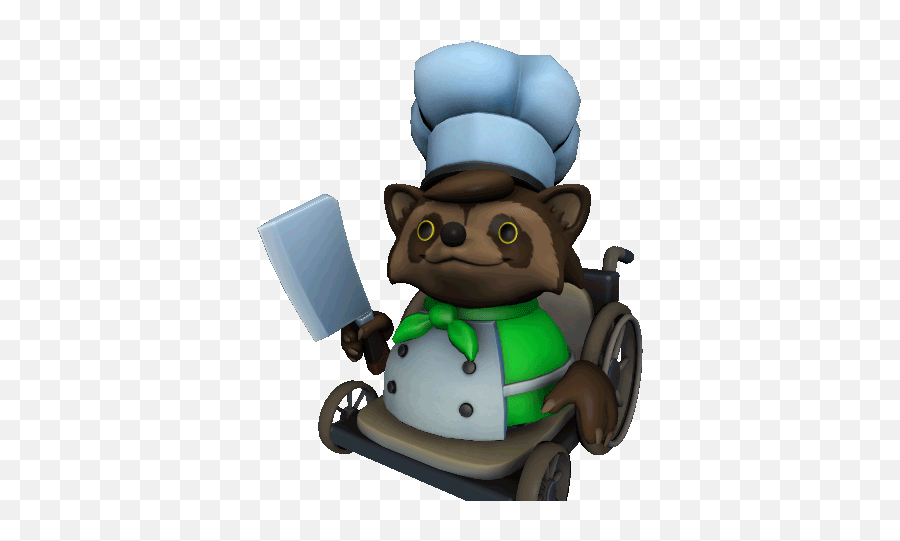 The A - Overcooked 2 Raccoon Chef Emoji,Racoon Emoji