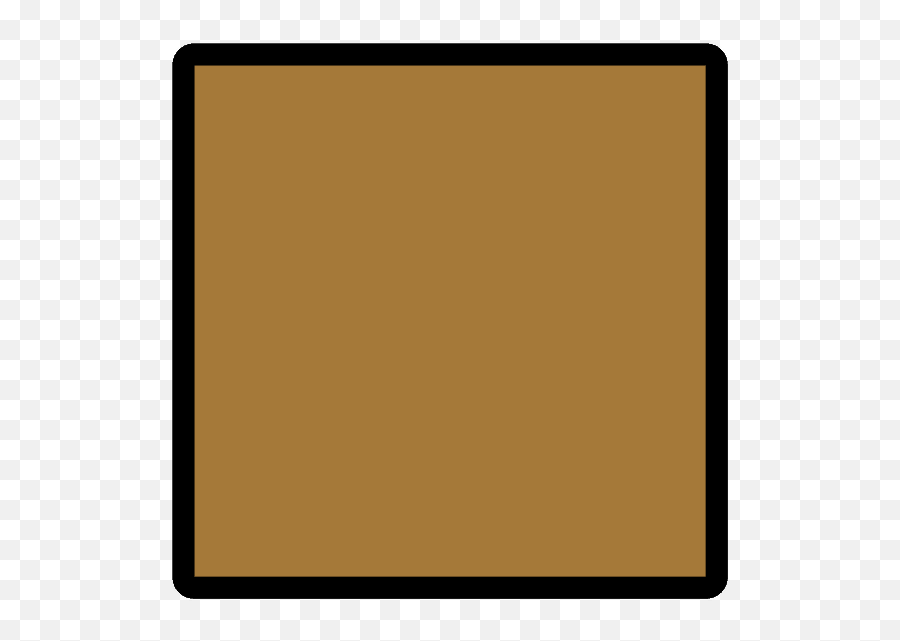Brown Square Emoji Clipart - Bronze,Tan Square Emoji