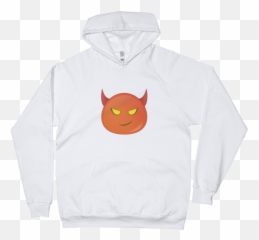 Download Expressive Red Devil Emoji Unisex Pullover Hoodie - Hoodie,Red Devil Emoji