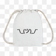 Shrug Emoticon Turnbeutel - Solid Emoji,Shoulder Shrug Emoticon