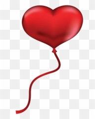 Gallery - Clip Art Heart Balloon Emoji