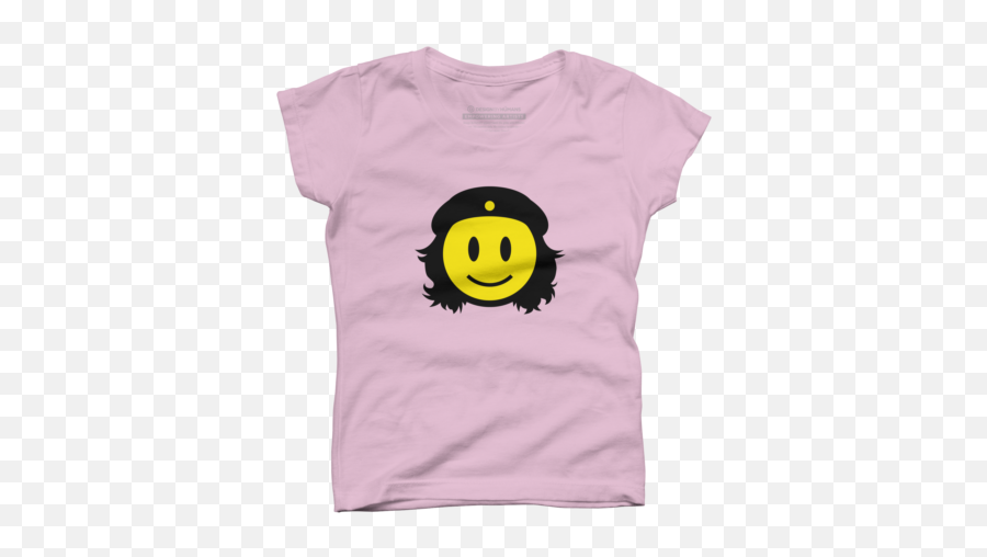 Pink Military Girlu0027s T - Shirts Design By Humans Happy Emoji,Military Emoticon