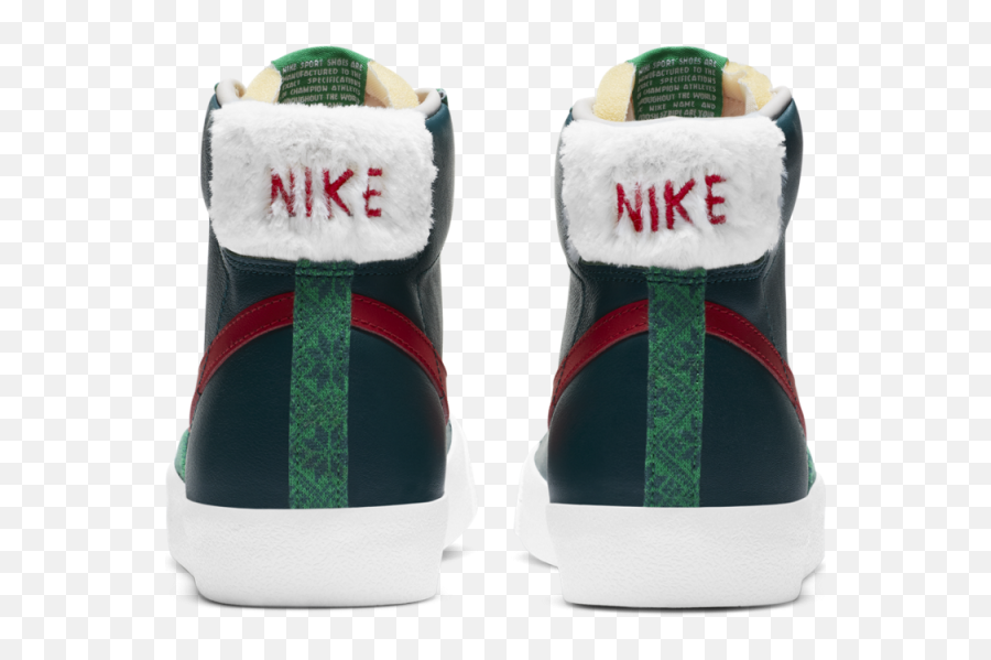 Nike Blazer Mid U002777 Vintage Christmas - Round Toe Emoji,Emoji Christmas Sweater