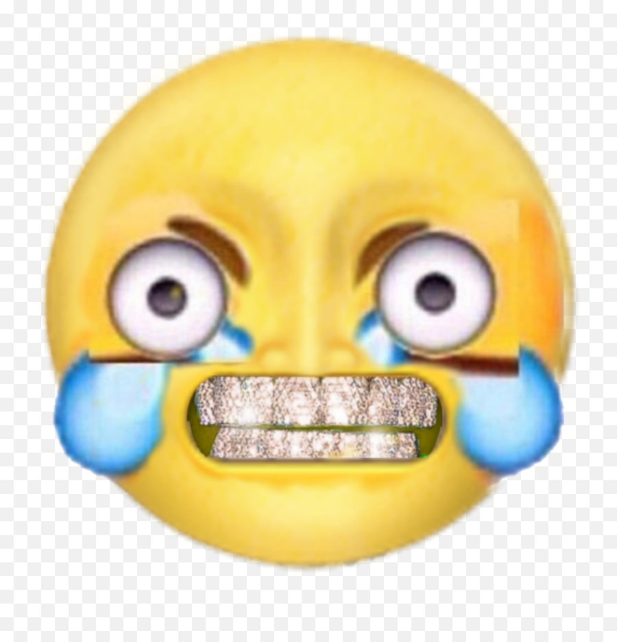 Yeet Gang Emoji Emoticon - Open Eye Crying Laughing Emoji Png,Yeet Emoji