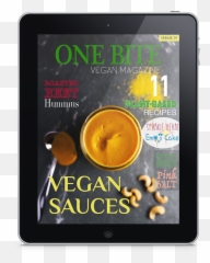 One Bite Vegan Magazine - Tablet Computer Emoji,Salt Emoji Iphone