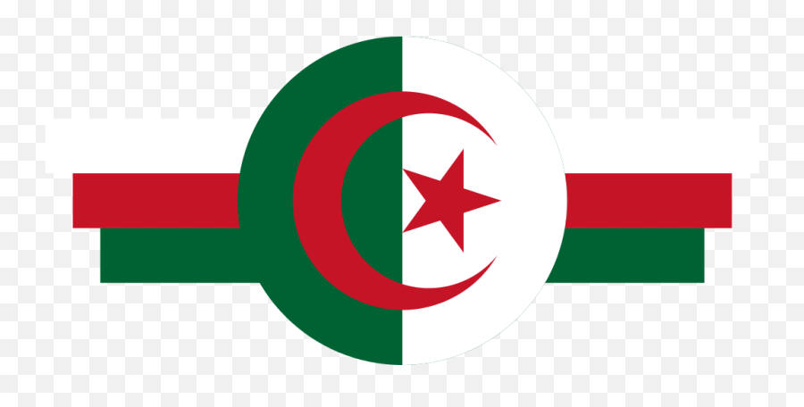 Roundel Of Algeria 1962 - Flag Of Algeria Emoji,Alaska Flag Emoji