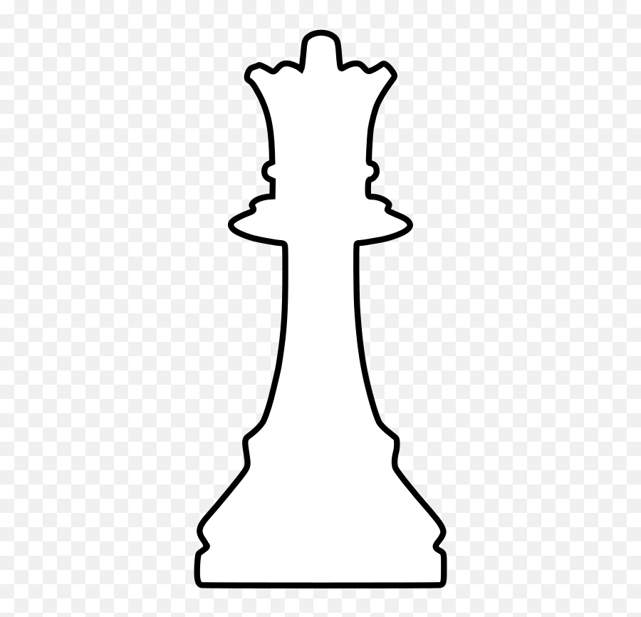 Png White Silhouette Chess Piece Remix - Oscar Black And White Emoji,Queen Chess Piece Emoji