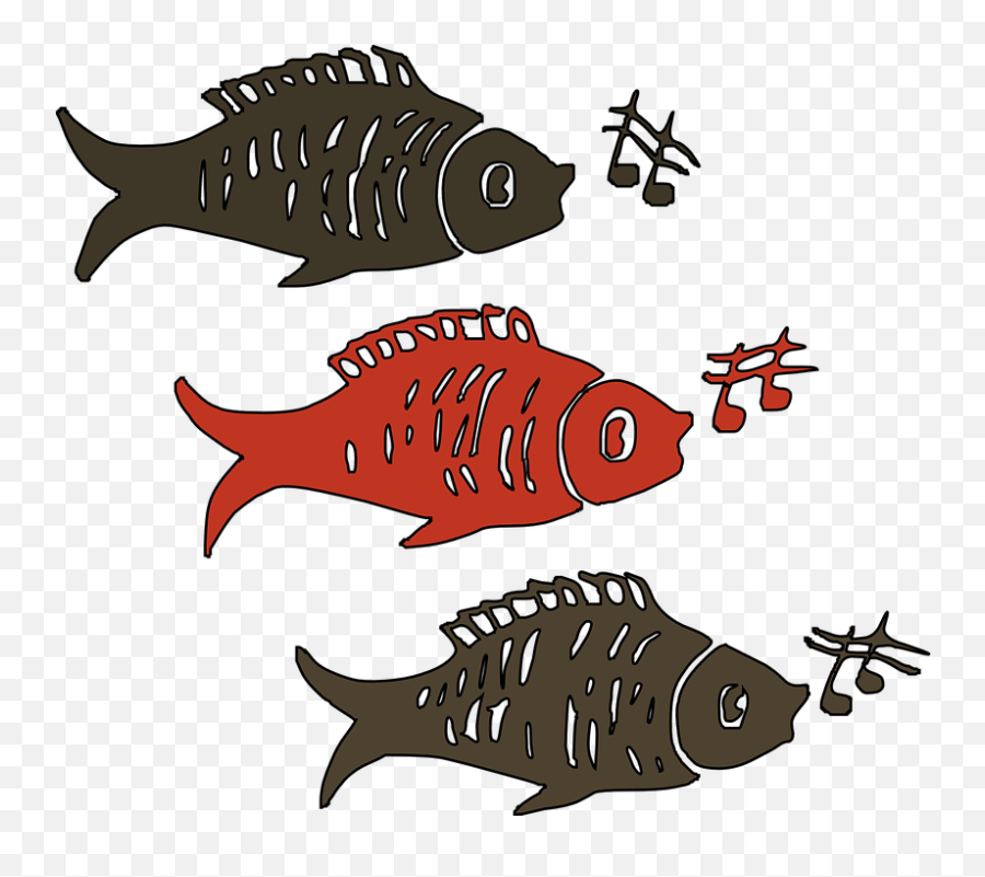 Free Singing Microphone Vectors - Singing Fish Clipart Emoji,Musical Notes Emoticon