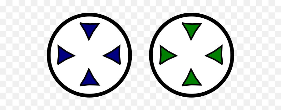 Two Focus Dots Vector Image - Punto De Mira Png Emoji,2 Question Marks And A Down Arrow Emoji
