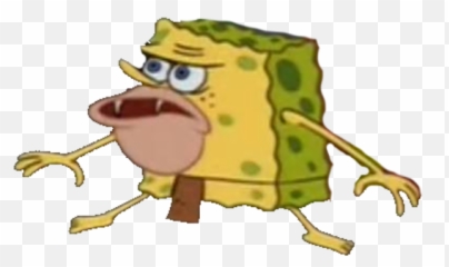 Primitive Spongebob Template - Caveman Spongebob Png Emoji,Spongebob Emoticon
