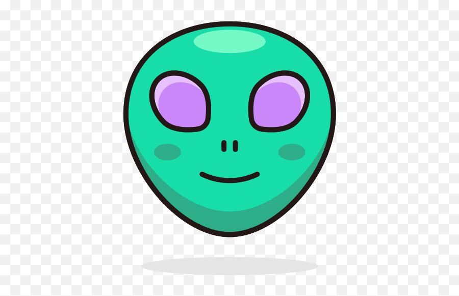 Icon Images - Alien Face Icon Png Emoji,Cd Emoji