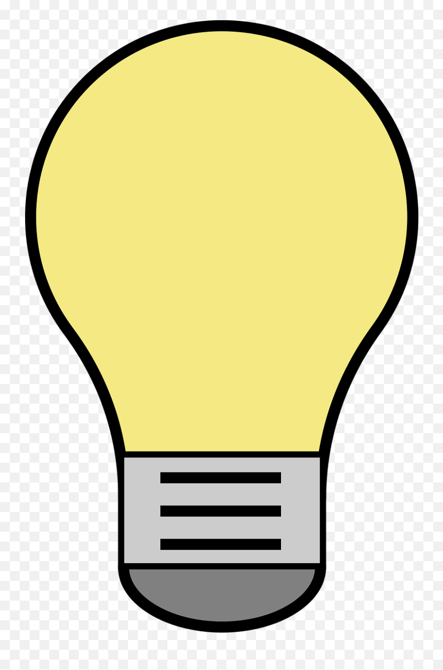 Lightbulb Vector Yellow Light Bulb - Clip Art Emoji,(y) Emoticon