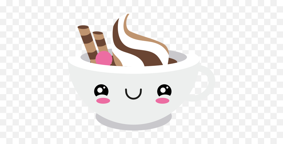 Transparent Png Svg Vector File - Cute Coffee Emoji,Coffee Emoticon For Facebook