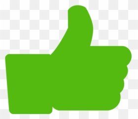 Green Thumbs Up Clipart - Green Thumbs Up Transparent Background Emoji,Thumbsup Emoji